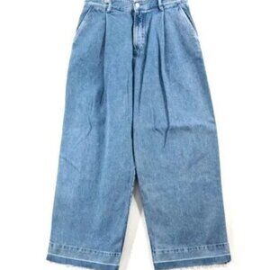 ZARA BALLOON FIT denim pants size 38 USA 30 6186/403/400